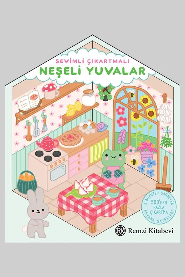 Sevimli Çıkartmalı Neşeli Yuvalar